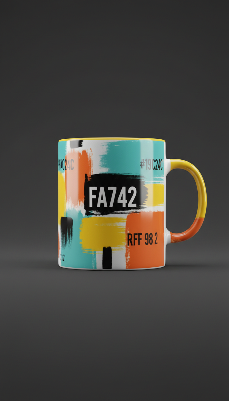 Ceramic Mug With Bold Custom Print
